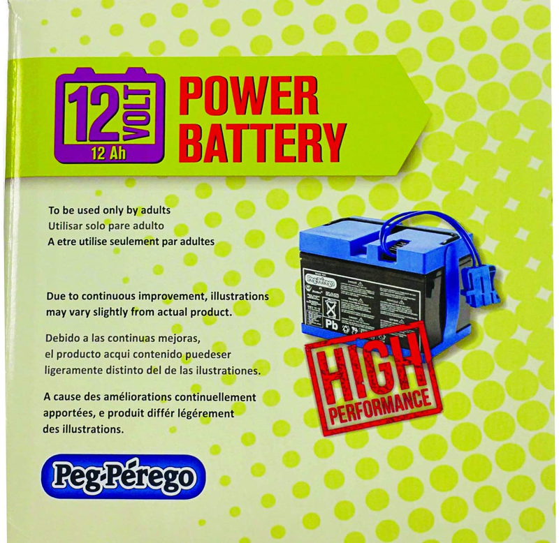 12V Official Battery for Peg Perego Ride-On Vehicles