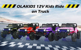 12V Pink Electric Jeep Truck for Kids with 2.4G Remote Control