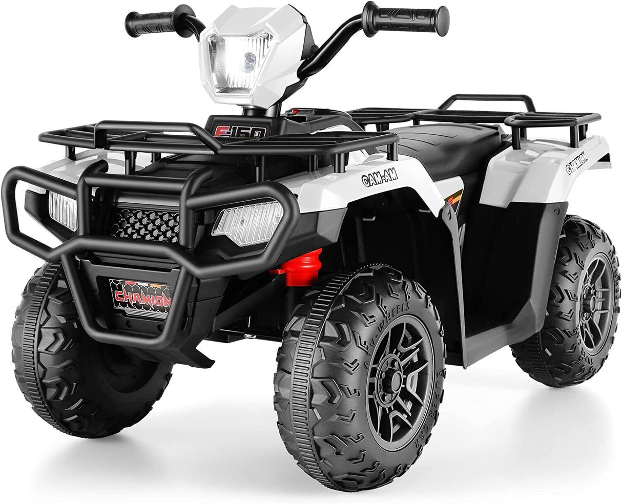 12V Quad ATV Electric Ride-On Car for Kids 3-7 Years Old - 2 Speeds