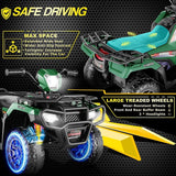 12V Quad ATV Electric Ride-On Car for Kids 3-7 Years Old - 2 Speeds