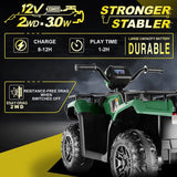 12V Quad ATV Electric Ride-On Car for Kids 3-7 Years Old - 2 Speeds