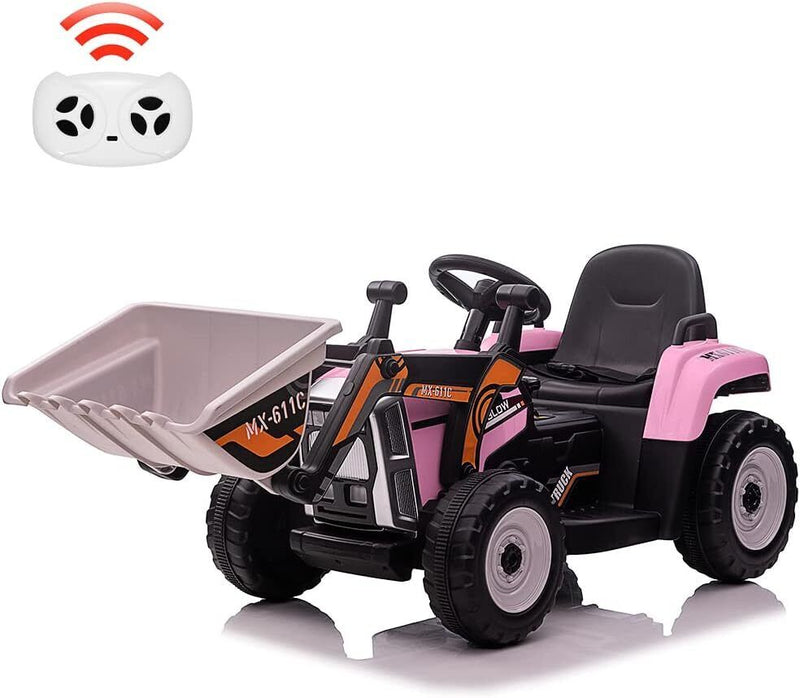 12V RC Excavator with Remote Control, Bluetooth, and Lights - Perfect for Young Adventurers!