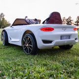 12V Remote Control Bentley Style Electric Ride-On Car with LED Lights for Kids