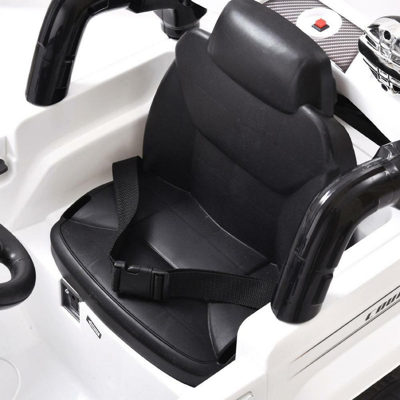 12V Remote Control Electric Truck Car for Kids - White