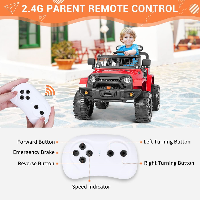12V Remote Control Electric Truck: The Ultimate Ride-On Experience!