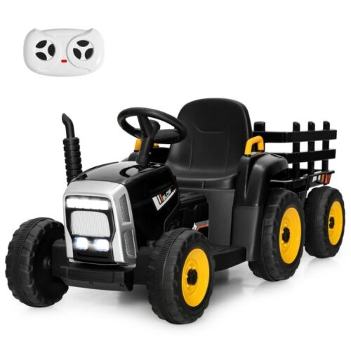 12V Ride-On Tractor for Kids with 3 Gear-Shift Ground Loader - Perfect Toddler Toy Gift