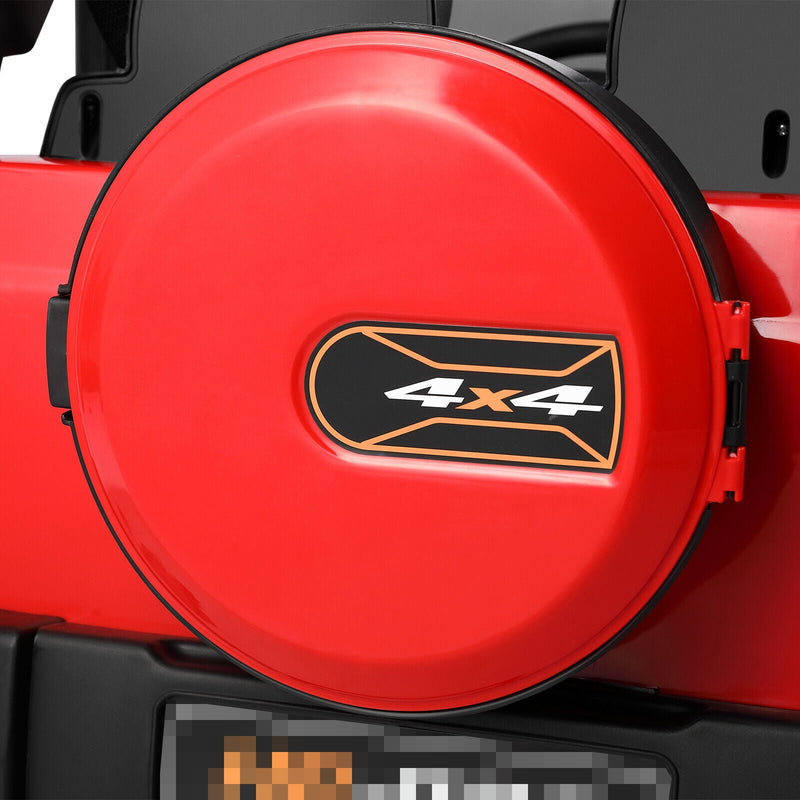 12V Two-Seater Electric Kids Ride On Car Truck with LED Lights, Music, Cover, and Remote Control