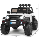 12V White Electric Kids Truck Car with MP3 and Remote Control