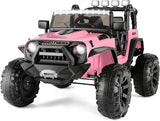 12V/24V Jeep Music Fashion Ride-On Car with Remote Control and LED Lights for Electric Fun