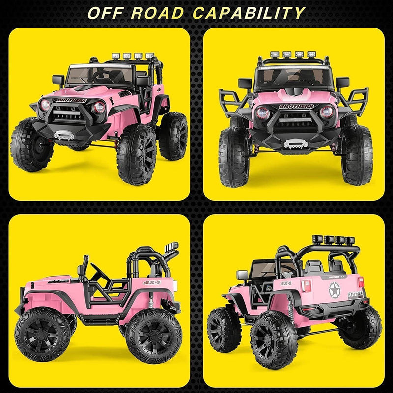 12V/24V Jeep Music Fashion Electric Ride On Car for Kids with Remote Control - Limited Time Offer!