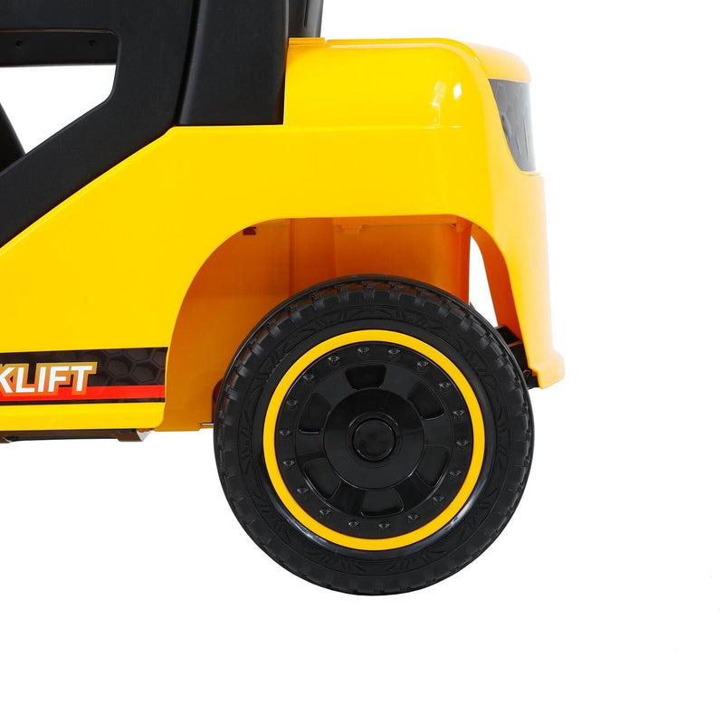 12V7A Electric Ride-on Car for Kids with Lifting Rod and Forklift Feature - Perfect Gift for Children