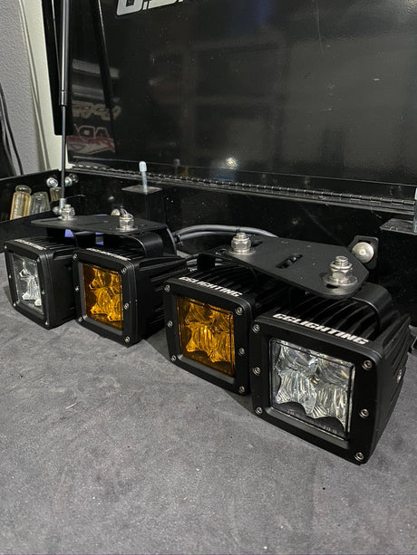 2014-2015 Silverado 1500 Fog Light Pod Brackets GGLighting