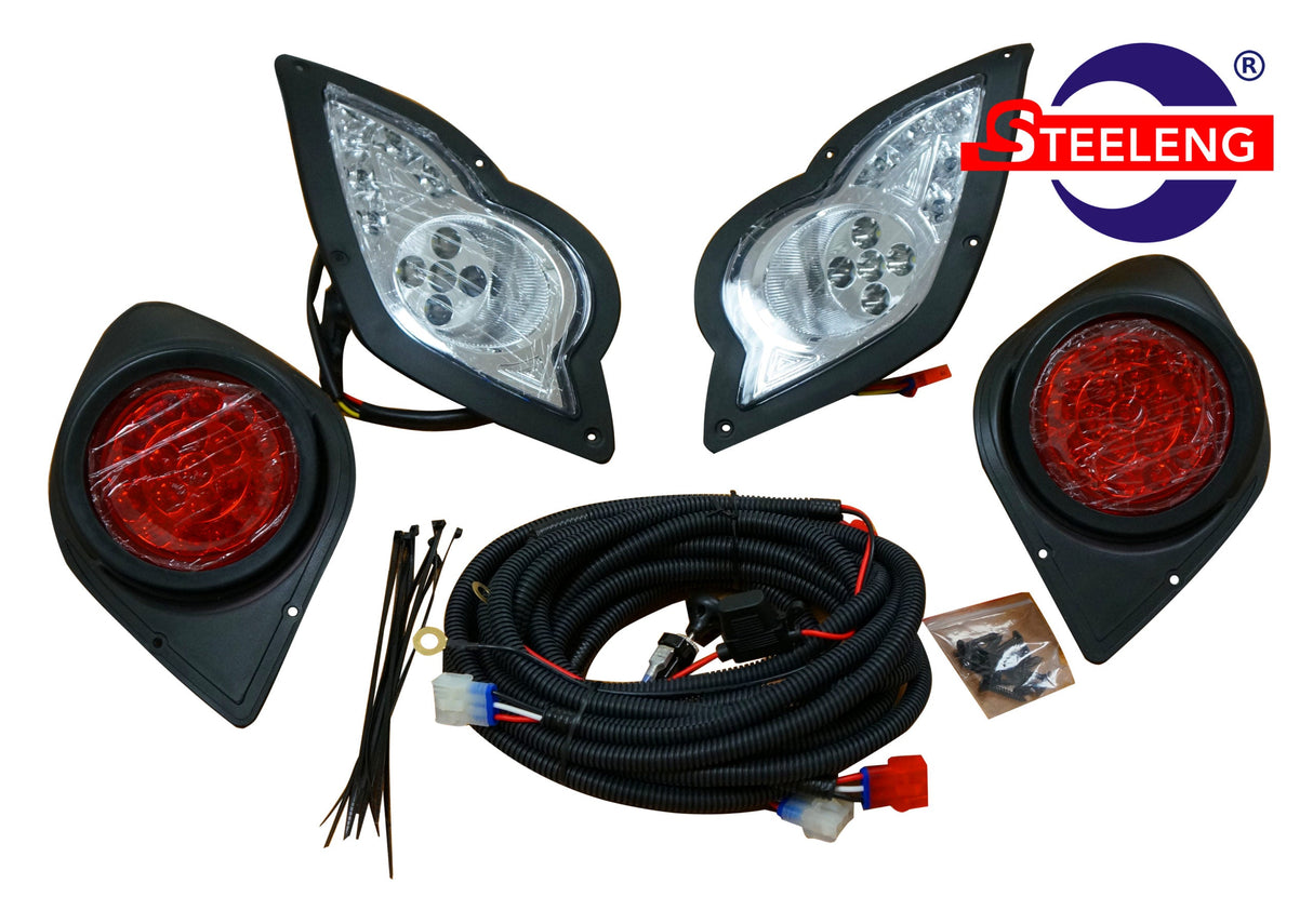 Yamaha G29 (Drive) 2007-2016 Golf Cart Adjustable Led Headlights / Tail Lights