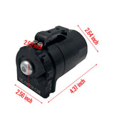 TruckTok Oil Catch Reservoir Breather Can Tank with Filter Cylinder Aluminum Universal TruckTok