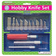 13 Piece Precision Knife Set with Storage Case TekShack