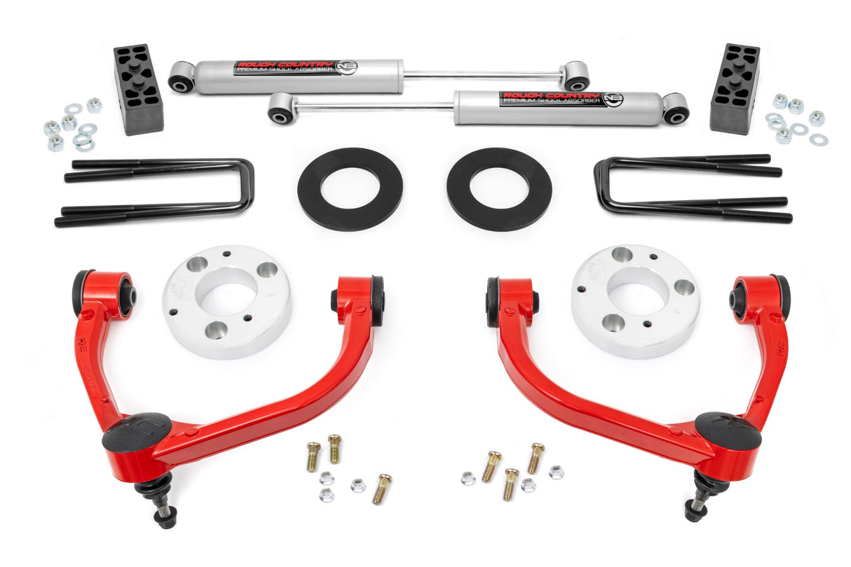 Rough Country 3 Inch Lift Kit Ford F-150 4WD 2014-2020 545-config