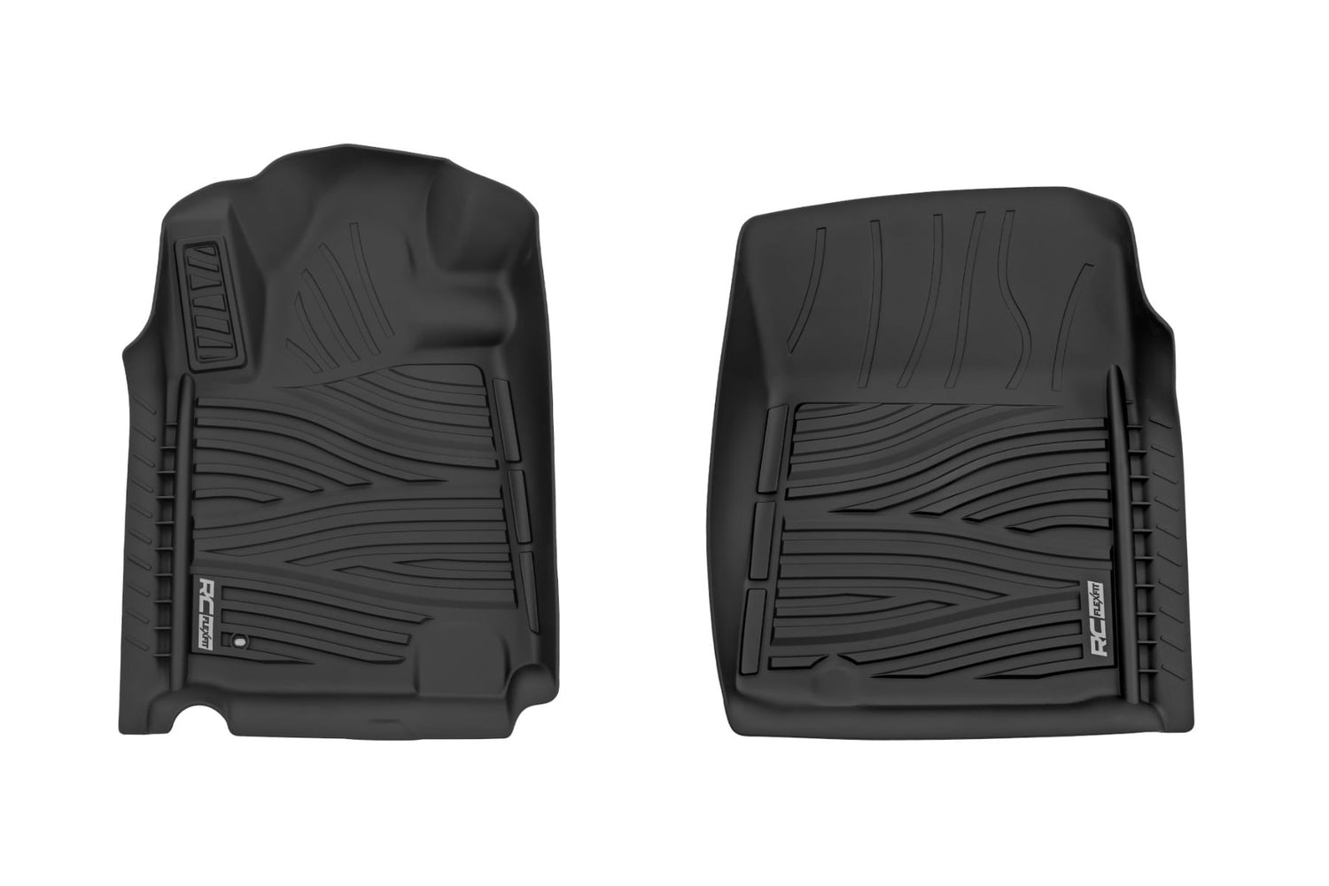Rough Country Flex-Fit Floor Mats Toyota Tundra Double Cab 2014-2021