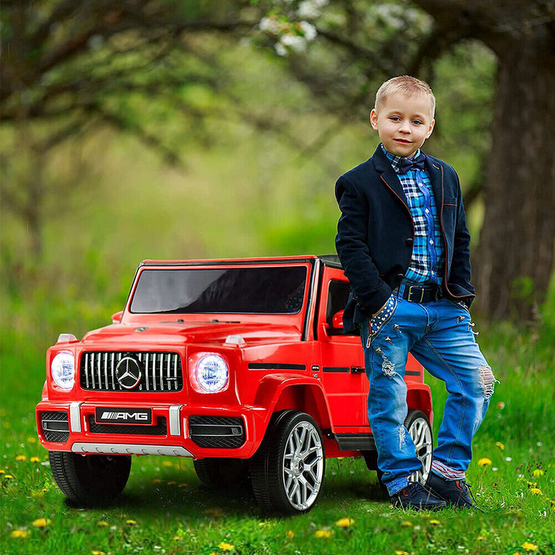 1:4 Mercedes-Benz AMG G63 Electric Ride-On Car for Kids - Red
