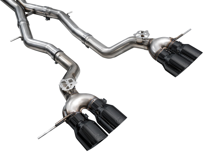 AWE Tuning 23-24 BMW G87 M2 Track Edition Exhaust - Diamond Black Tips