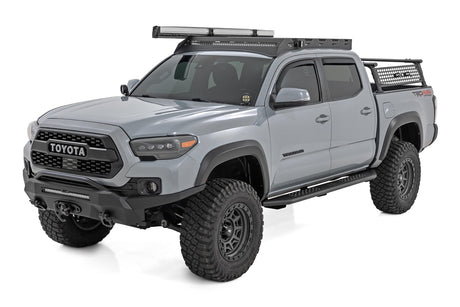 OV2 Running Boards Side Step Bars Crew Cab Toyota Tacoma 2WD/4WD (16-23) Rough Country