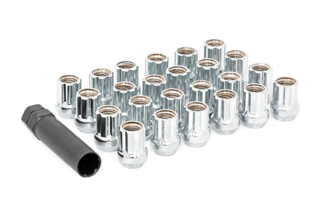 M14 x 2.0 Lug Nut Set of 32 Chrome Open End Rough Country