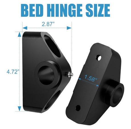 Can Am Defender UTV SXS HD8/ HD10 2016-2024 Dump Bed Hinge Mount Kit - Heavy Duty Aluminum