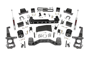 Rough Country 6 Inch Suspension Lift Kit Ford F-150 4WD 2015-2020 557-config