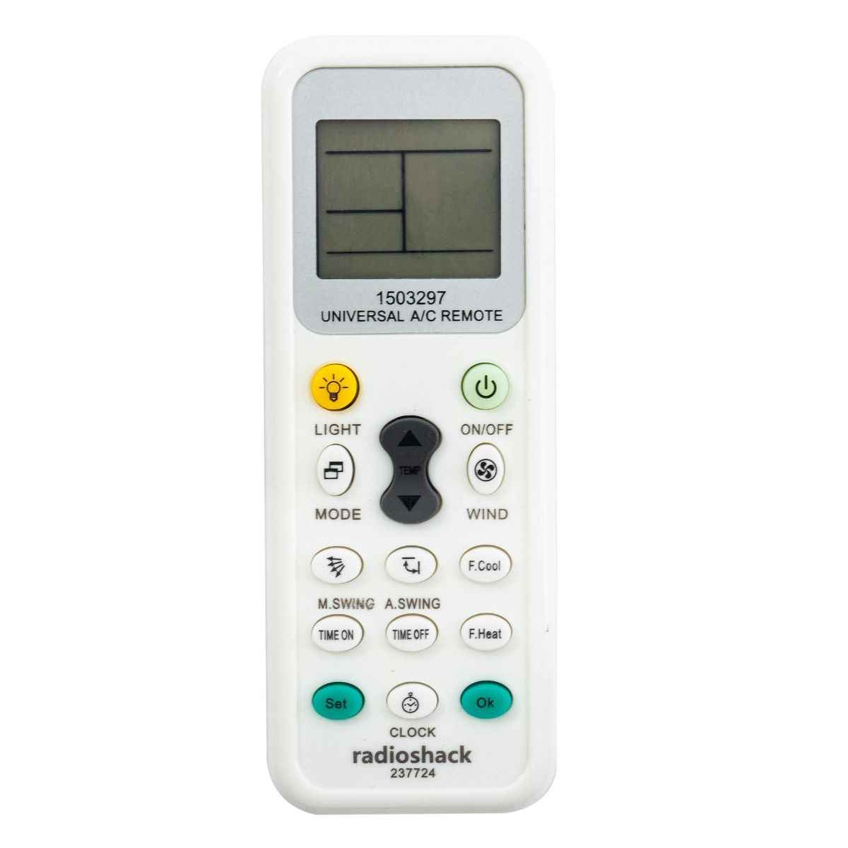 RadioShack Universal AC Remote Control 1503297 TekShack
