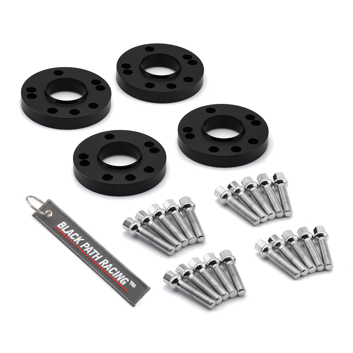 1981-1998 Volkswagen Jetta 4x100 5x100 57.1 Hubcentric Wheel Spacers Extended Lug Nuts - Set of 4