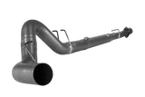 DIESELR Downpipe Back Exhaust - Single (2008-2010 Ford 6.4L F250/F350 Powerstroke)