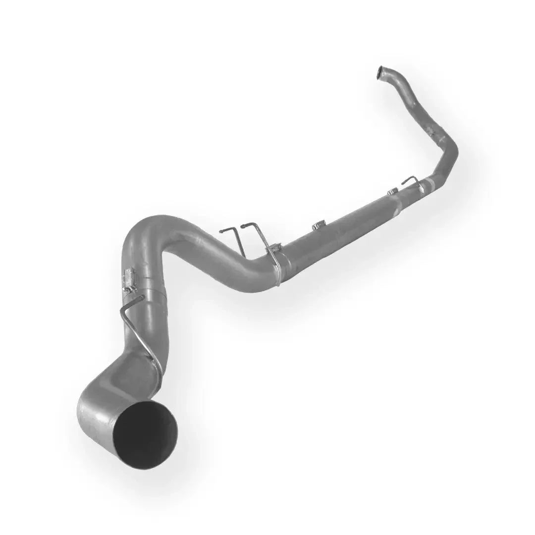 Dieselr Aluminized Downpipe Back Exhaust Single | Ford 6.4L F250/F350 Powerstroke (2008-2010)