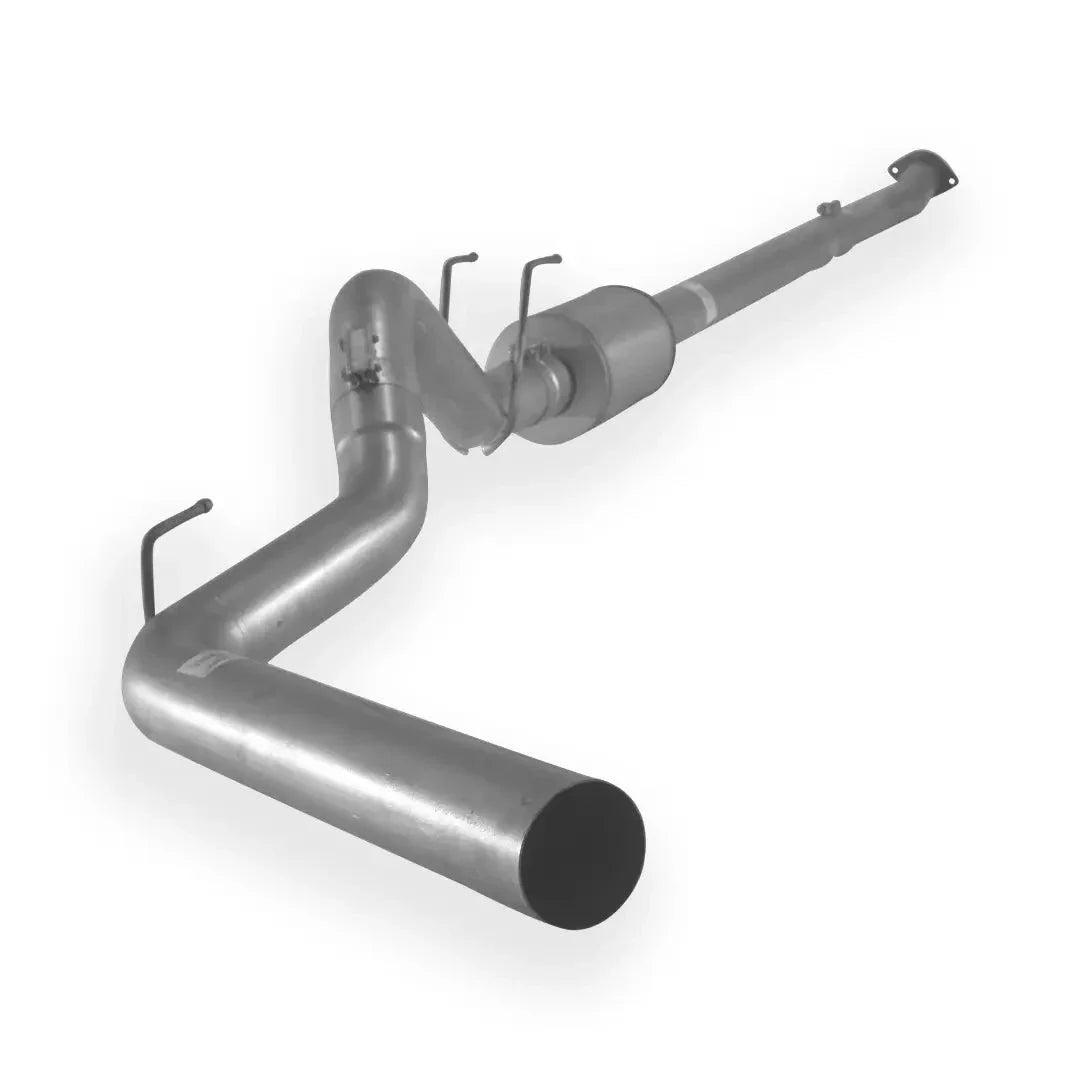 Dieselr Aluminized 4" Downpipe Back Single Exhaust | Ford 6.7L F350/F450/F550 C&C Powerstroke (2011-2019)