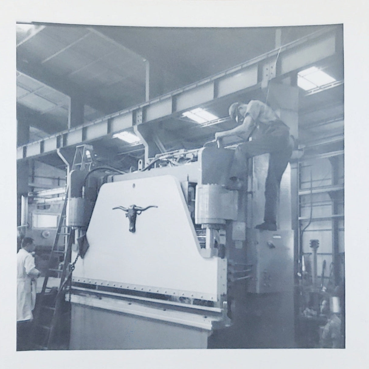 Longhorn Press Brake T-Shirt- District VIT Tee DT6000 Fortress Pro