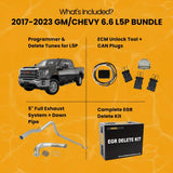 GM/Chevy Duramax 6.6 L5P Full Delete Bundle | 2017-2023 thedieseldudes