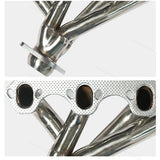 TruckTok 1987-1996 Ford 5.8L F150 F250 Bronco Short Header Manifold & EGR Block Off delete Kit TruckTok