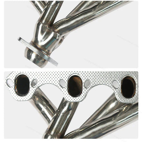 TruckTok 1987-1996 Ford 5.8L F150 F250 Bronco Short Header Manifold & EGR Block Off delete Kit TruckTok