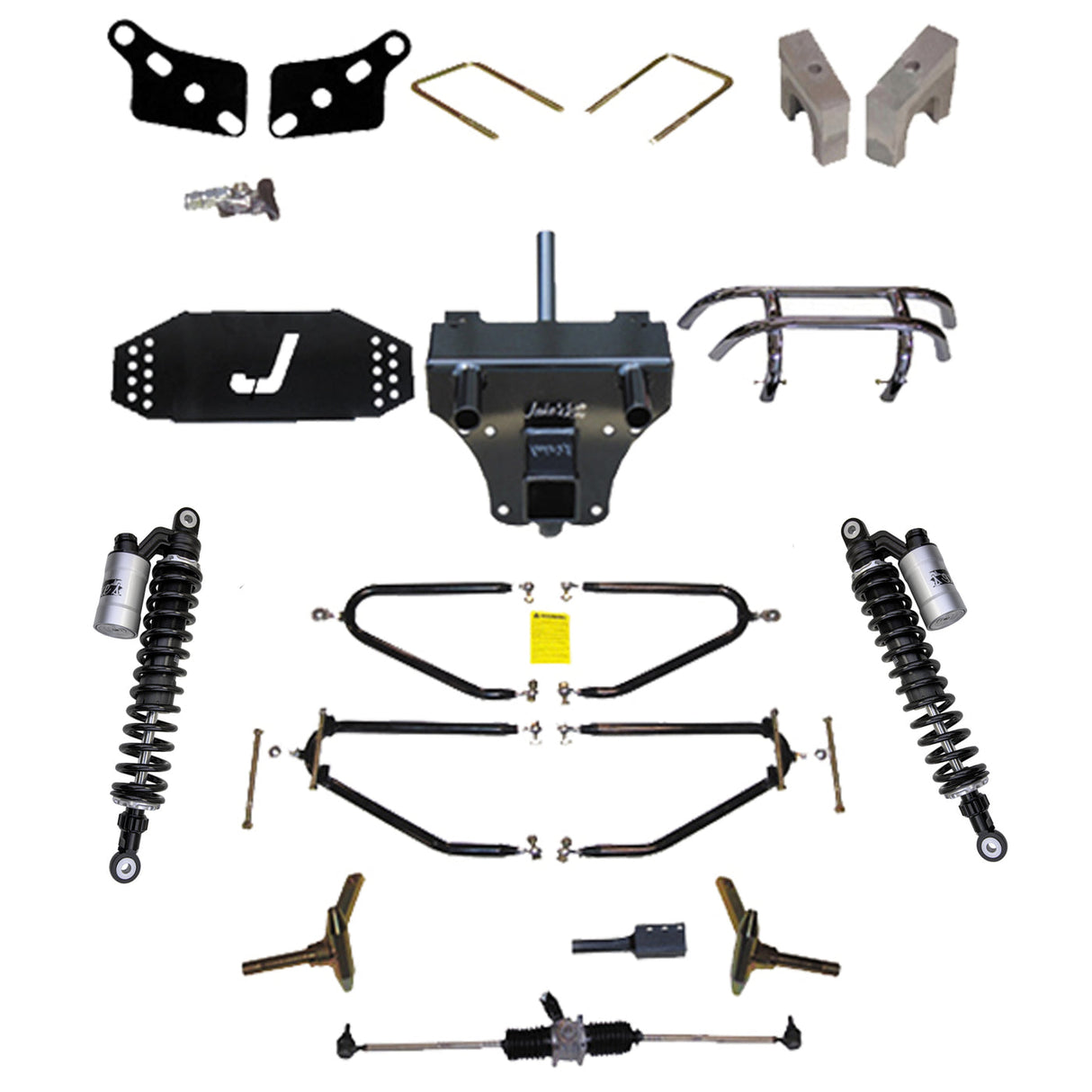 Jake's Long Travel w/ Updated External Reservoir Shocks 04+ Club Car Precedent/Onward/Tempo