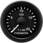 Isspro EV2 2 1/16" 0-2000 Pyrometer with Built-in Warning Light Isspro