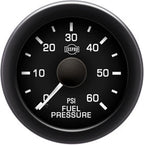 Isspro 2 1/16" 0-60PSI Fuel Pressure Gauge with Built-in Warning Light Isspro