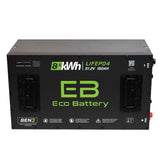 Eco Battery (48V) 51V 160AH LiFePO4 Battery / Heated
