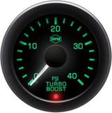 Isspro EV2 2 1/16" 0-40 psi Boost Gauge with Built-in Warning Light Isspro