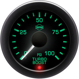 Isspro EV2 2 1/16" 0-100 psi Boost Gauge with Built-in Warning Light Isspro