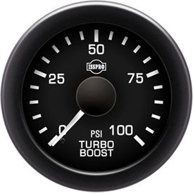 Isspro EV2 2 1/16" 0-100 psi Boost Gauge with Built-in Warning Light Isspro