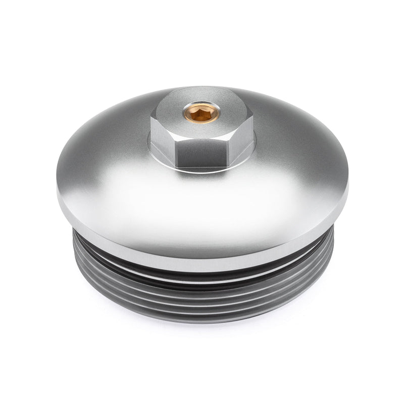 2003-2010 Ford F350 Super Duty Diesel Silver Fuel + Oil Filter Cap