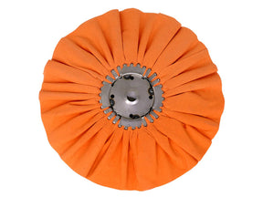 Renegade Orange Mill Treat 10 Inch Airway Buffing Wheel with Removable Center Plate Renegade