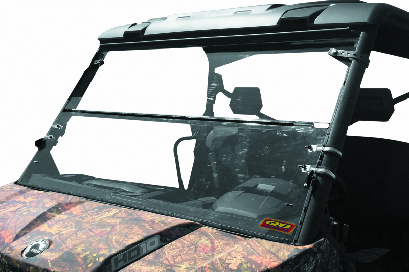 QuadBoss 16-22 Can-Am Defender HD10 Folding Windshield