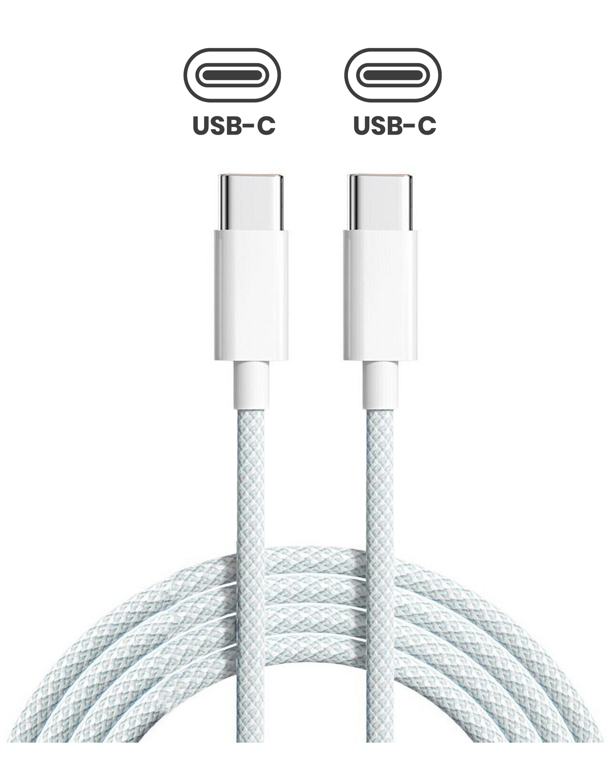 USB-C to C Cable (3ft) For IPhone / IPad (OEM Grade New) TekShack