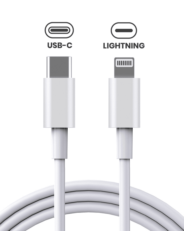USB-C to Lightning Cable (3ft.) For iPhone / iPad (OEM Grade A) TekShack