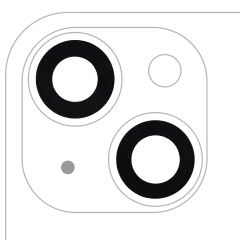 Back Camera Len - iPhone 14 Plus| iPhone 15| iPhone 15 Plus| iPhonr 14 Mobile Sentrix