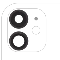 Back Camera Lens With Bracket  & Bezel - iPhone 11 Mobile Sentrix